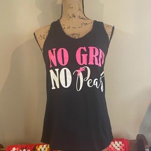No Grit No Pearl Racerback T-Shirt/Tank